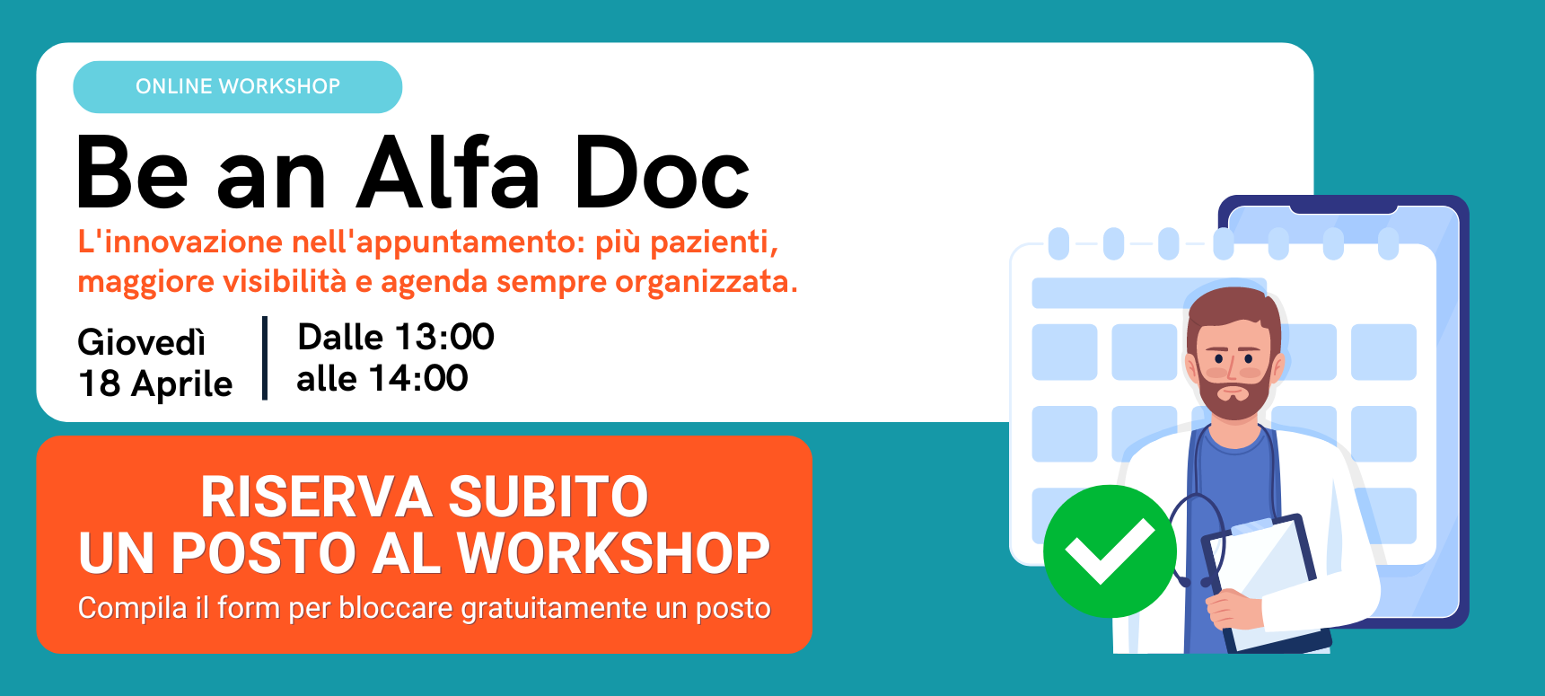Be an Alfa Doc - Aprile 2024 Be an Alfa Doc - Aprile 2024